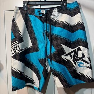 Y2K Rip Curl Taylor Knox Signature Surfing Board Shorts Men’s 34”